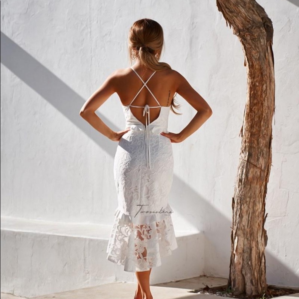 JAUS-ABBY DRESS WHITE